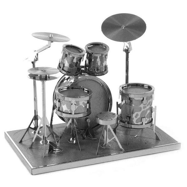 Shop Drum Set Metal Earth 3d Model Metalearth Puzzles By