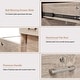 preview thumbnail 12 of 22, 3-Drawer Rolling Wood File Cabinet with Lock