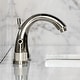 preview thumbnail 7 of 35, Kingston Brass Convergent Two-Handle 3-Hole Deck Mount Widespread Bathroom Faucet with Knurled Handle and Brass Pop-Up Drain