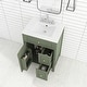 preview thumbnail 4 of 37, 24-Inch Bathroom Vanity with Ceramic Sink - 24" x 18" x 34"