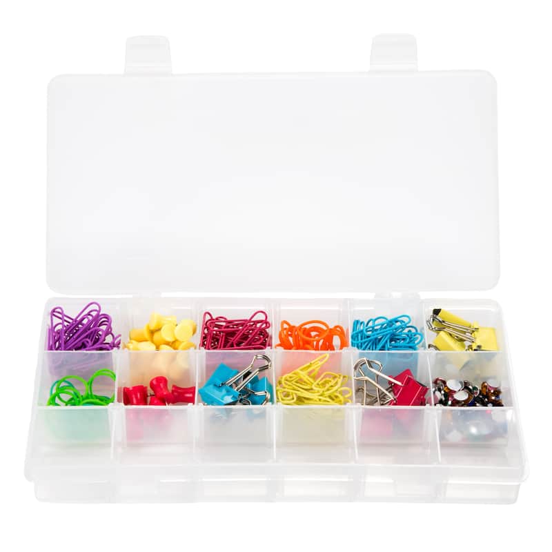 Portable Tool Box with Drawers - Durable Parts Organizer with 4 Compartments by Stalwart