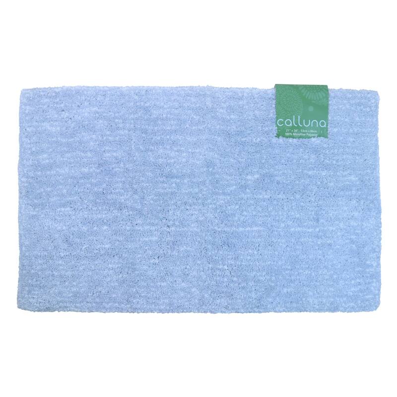 Calluna Heathered Bath Rug - Arctic Ice