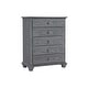 preview thumbnail 1 of 1, Oxford Baby Kenilworth 5 Drawer Chest Graphite Gray