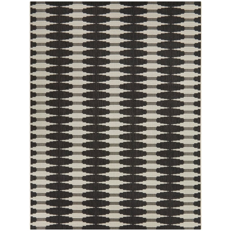 Durant Geometric Stripe Indoor/Outdoor Area Rug