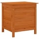 preview thumbnail 76 of 79, vidaXL Patio Storage Box with Lid for Outdoor Garden Furniture Solid Wood Fir