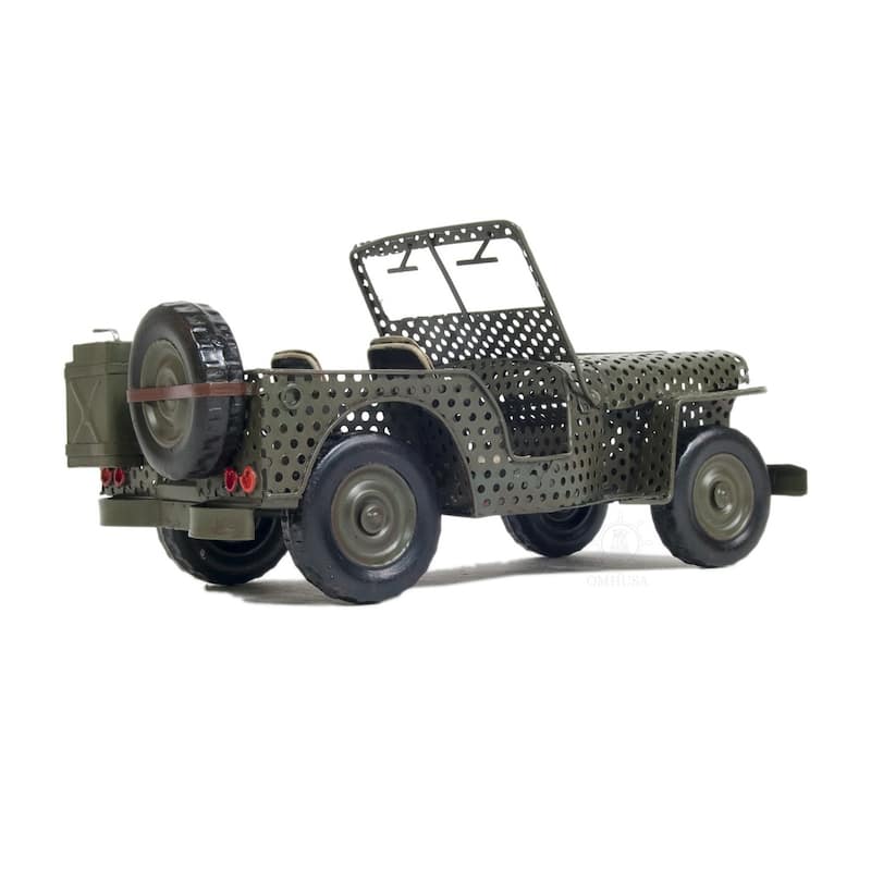c1945 Willys CJ-2A Overland Jeep Sculpture