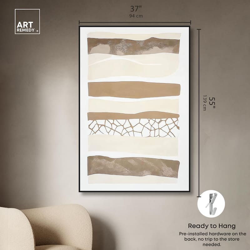 Relief Rifts II Canvas by Art Remedy