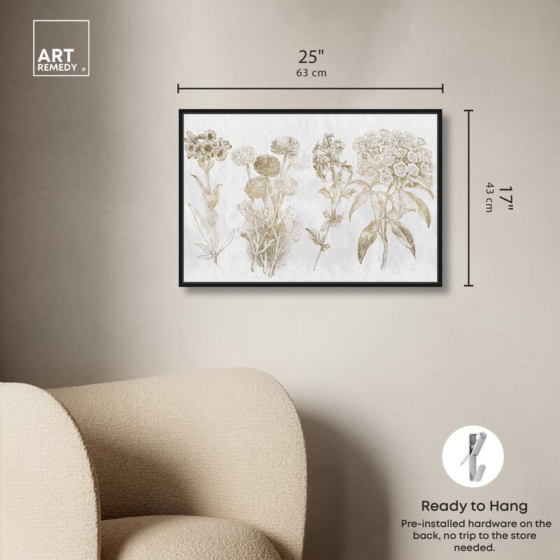 Floral Selection Quad Canvas by Art Remedy
