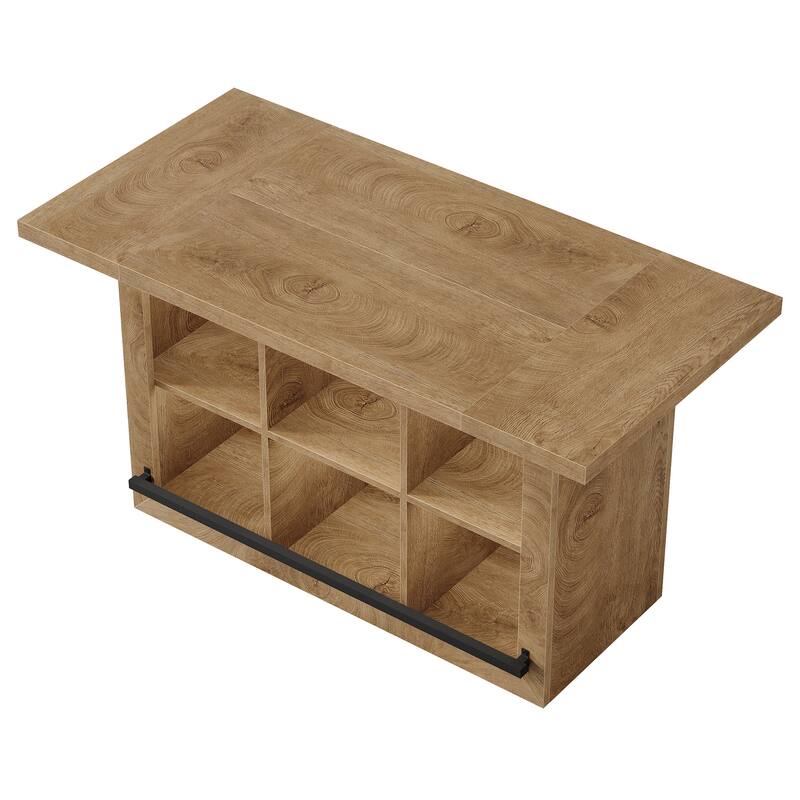 Kitchen Island with Storage, Counter Height Kitchen Island Table