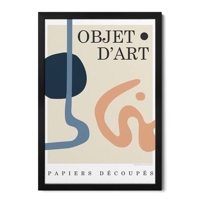 Objet VII Premium Framed Poster by Design Fabrikken