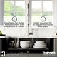 preview thumbnail 35 of 49, Karran 34" Undermount Large Single Bowl Quartz Farmhouse Workstation Kitchen Sink