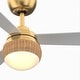 preview thumbnail 8 of 15, Fanimation Paget 52 inch Indoor/Outdoor Ceiling Fan with LED Light Kit and Remote