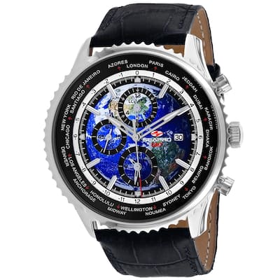 Seapro Men's Meridian World Timer GMT Blue Dial Watch - SP7130 - 6 (36)