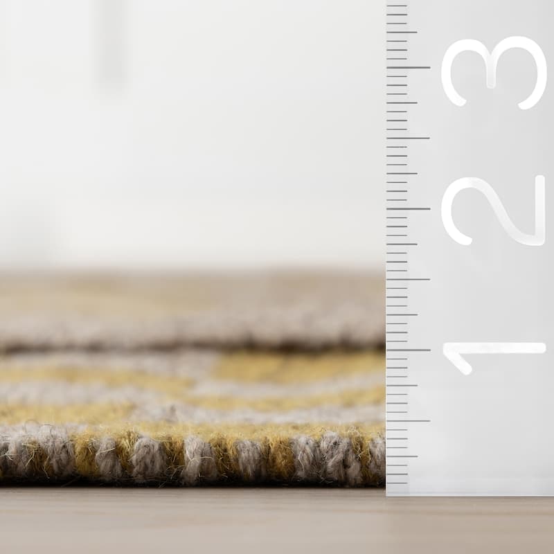 Carmeon Hamilton Memphis Modern Checkered Hand Woven Rug