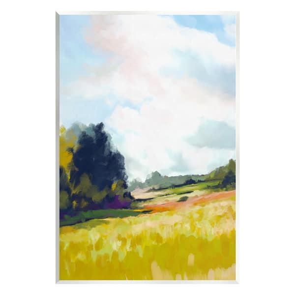 Stupell Countryside Meadow Scenery Wall Plaque Art Design by Amy Hall ...