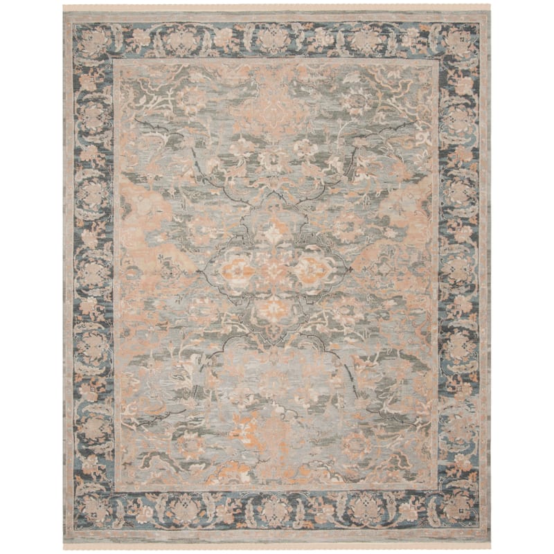 SAFAVIEH Couture Hand-knotted Sultanabad Angela Wool Rug with Fringe