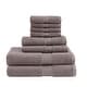 preview thumbnail 31 of 130, Madison Park Signature 800GSM Ultra-Soft 100% Cotton Absorbent Towel Set 8-Piece - Mocha