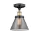 Option Black Antique Brass / Light Smoke