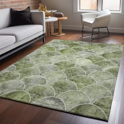 Premium Washable Super Soft Contemporary Geo Mayfield Rug