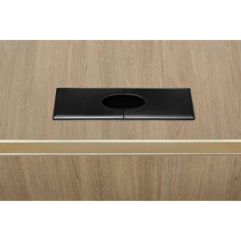 Legacy 66" Single Full Pedestal L-Desk with 47" Return