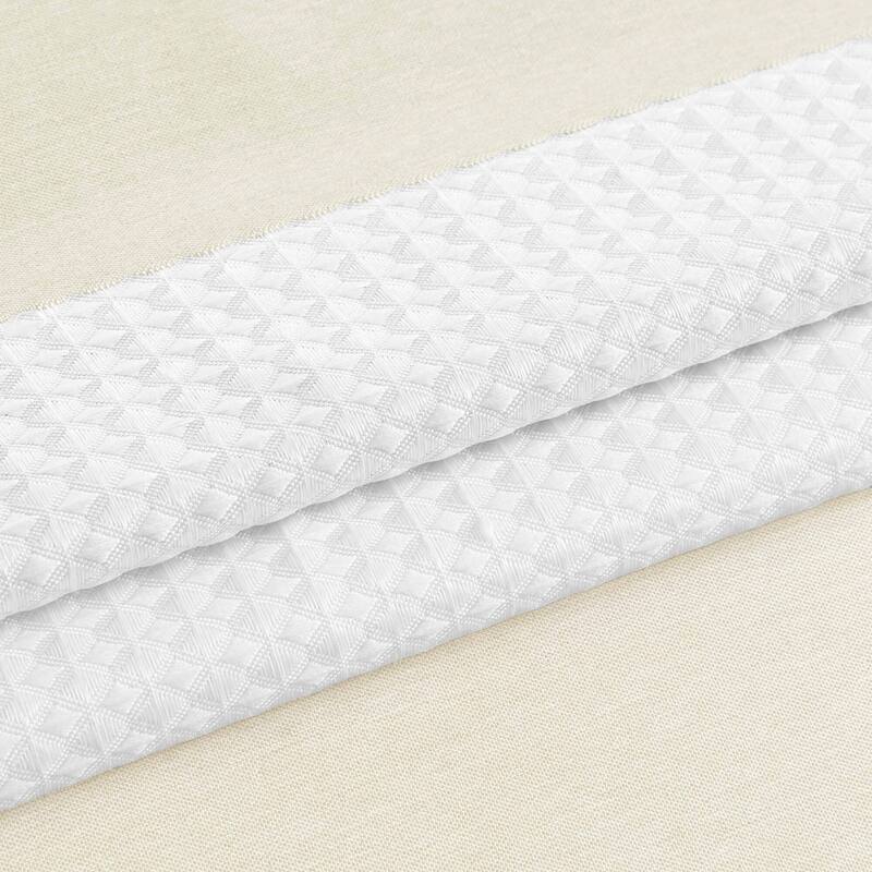 Madison Park Spa Waffle Shower Curtain with 3M Treatment