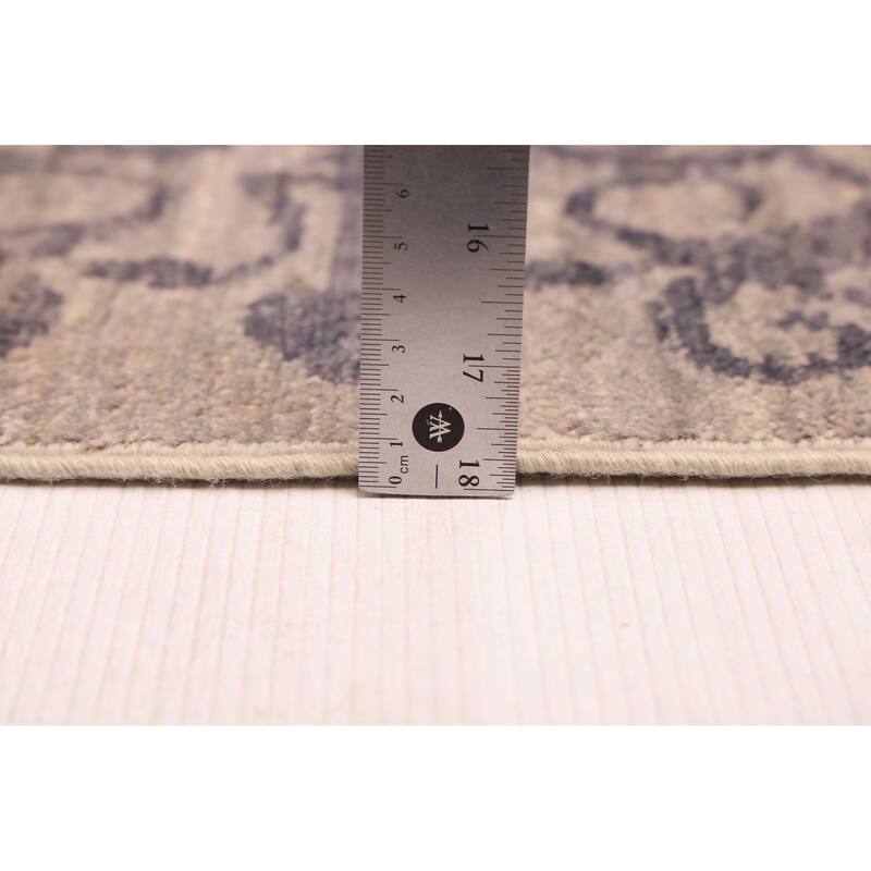 ECARPETGALLERY Hand-knotted Signature Collection Grey, Red Wool Rug - 8'10 x 12'1