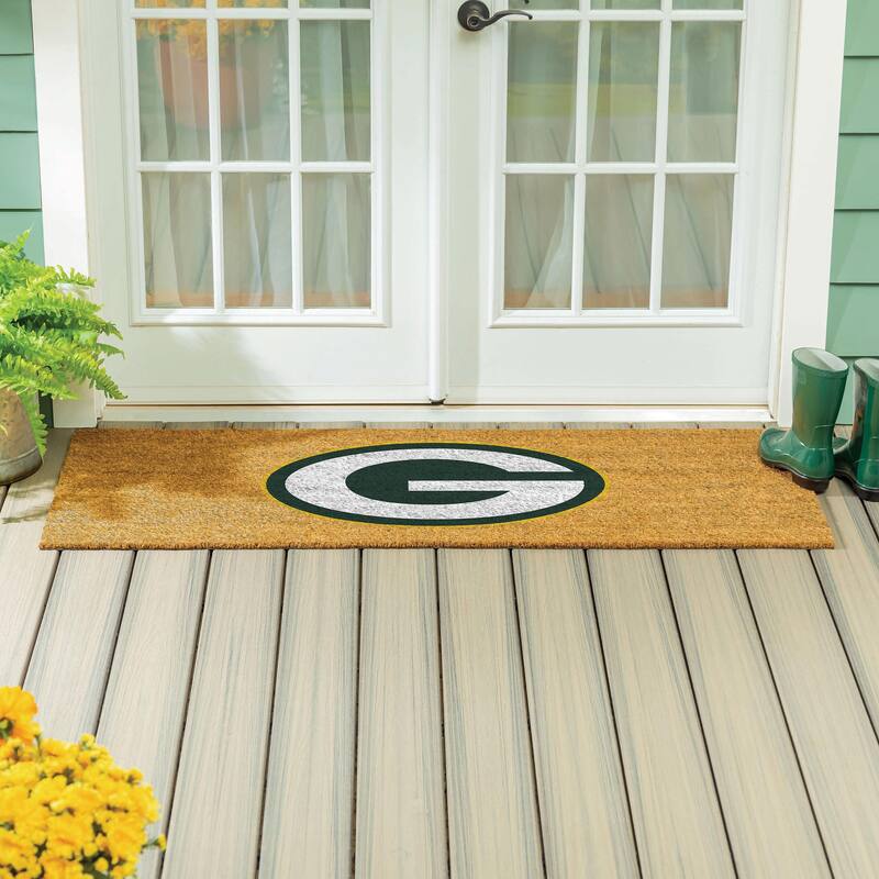 Green Bay Packers Full Color Indoor/Outdoor Coir Mat