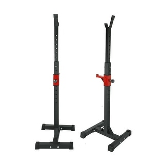 Adjustable Portable Squat Power Rack Weight Bench Press Barbell