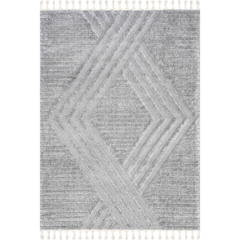 Nuloom Risette Geometric Shag Tassel Area Rug