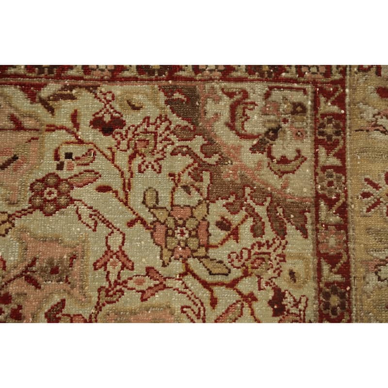 Hand Knotted Oriental 100% Wool Carpet Traditional Medallion Oranges & Rust Malayer Runner Rug - 6' 1'' X 4' 1''