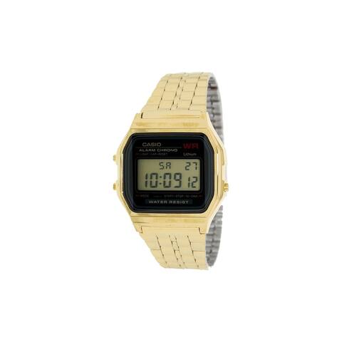 Casio Men's Core A159WGEA-1 Gold Stainless-Steel Quartz Fashion Watch