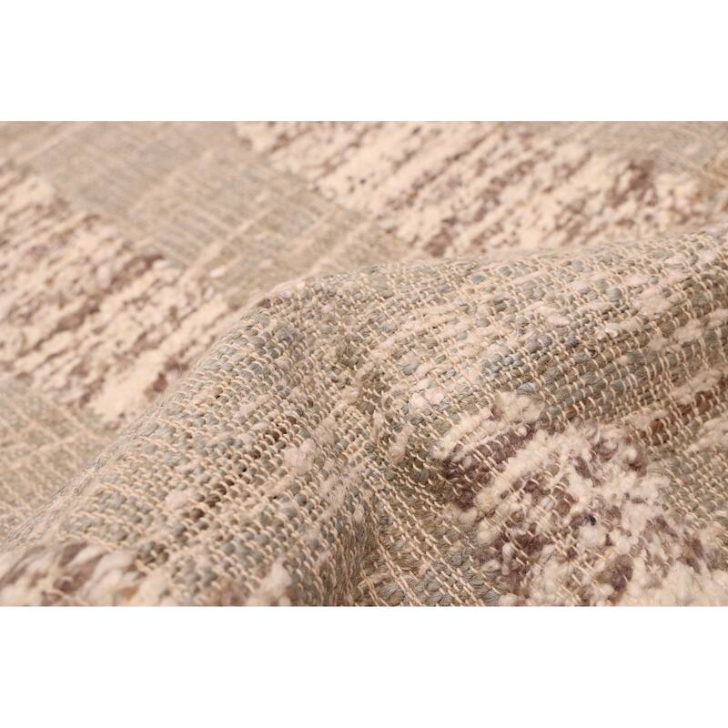 ECARPETGALLERY Flat-Weave Palas Denizli Grey Kilim - 5'5 x 7'5