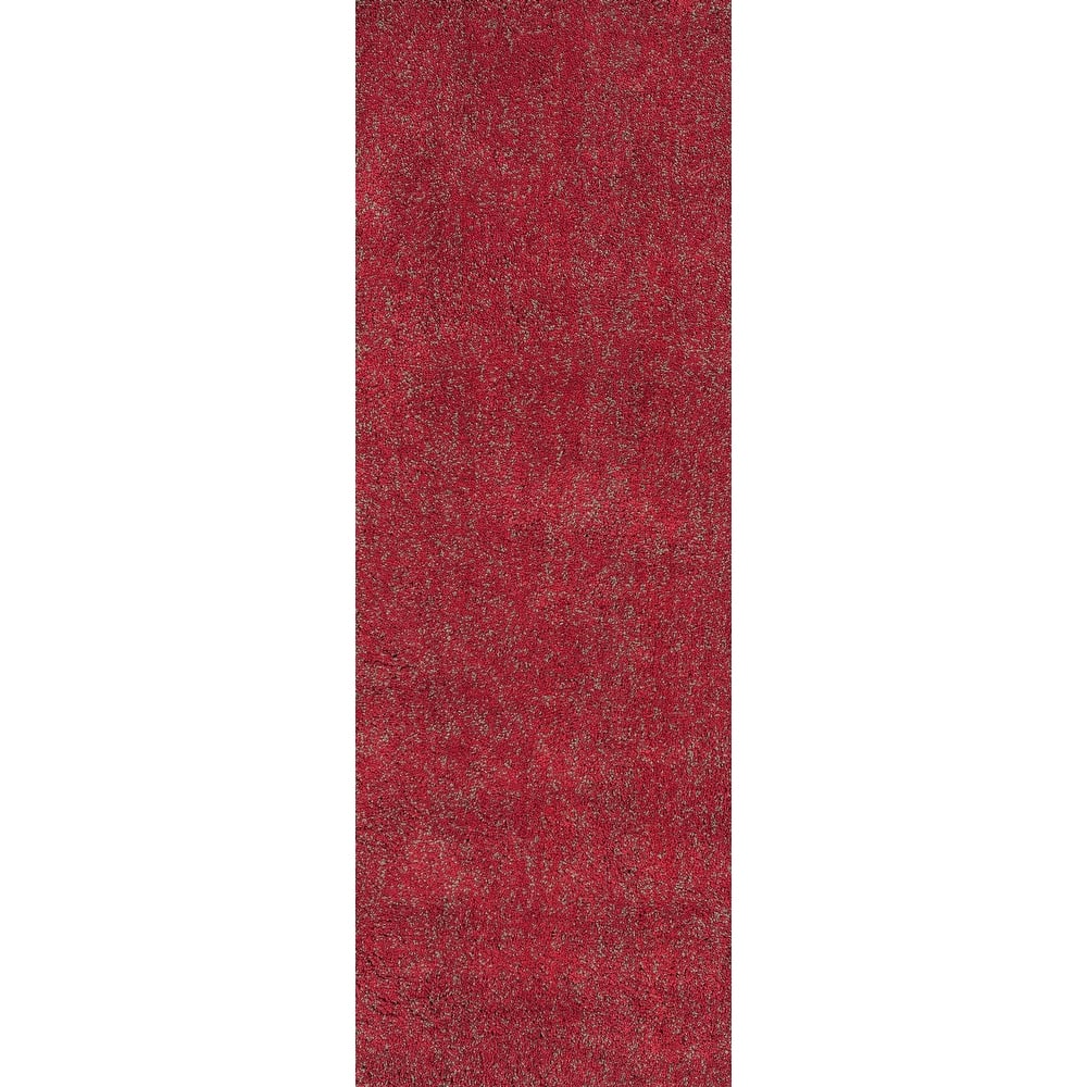 Domani Euphoria Cozy Red Heather Hand-woven Rug