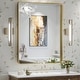 preview thumbnail 30 of 60, TokeShimi Modern Metal Frame Bathroom Vanity Wall Mirror