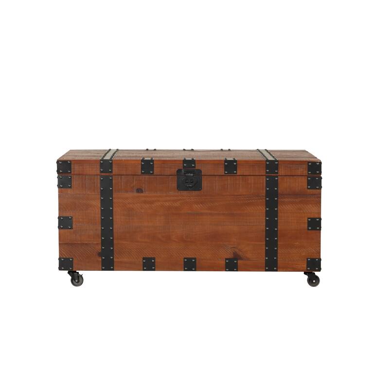 Brenton Natural Reclaimed Wood 41" Trunk Table