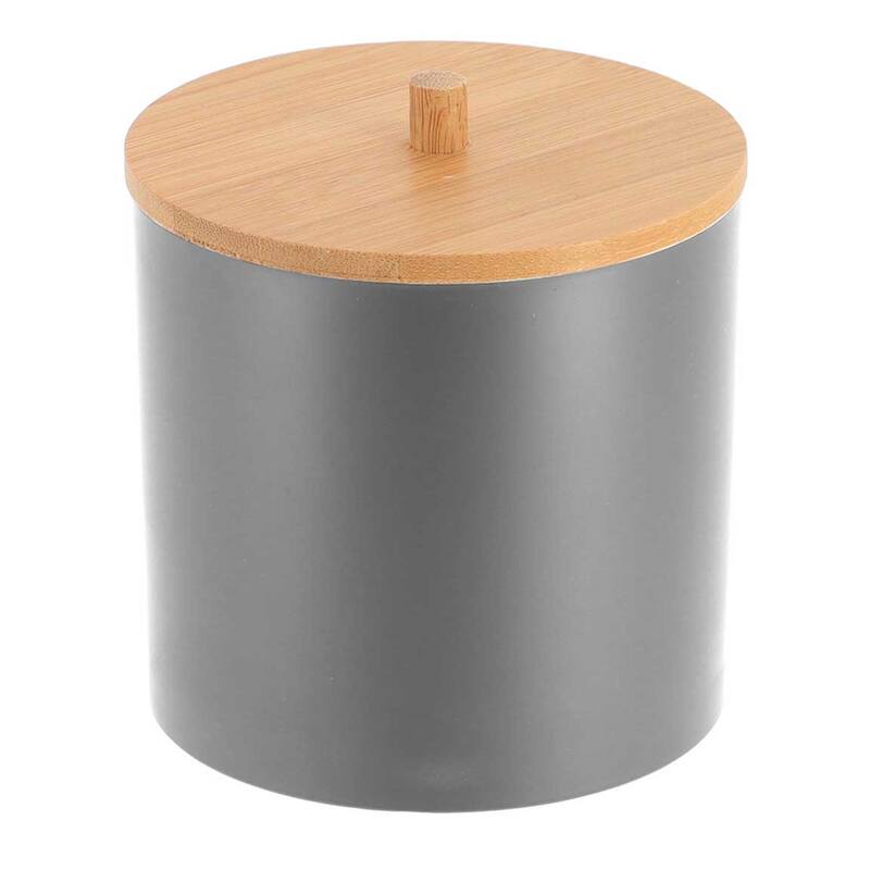 Grey Padang Bathroom Accessory Set 7-Pieces Bamboo