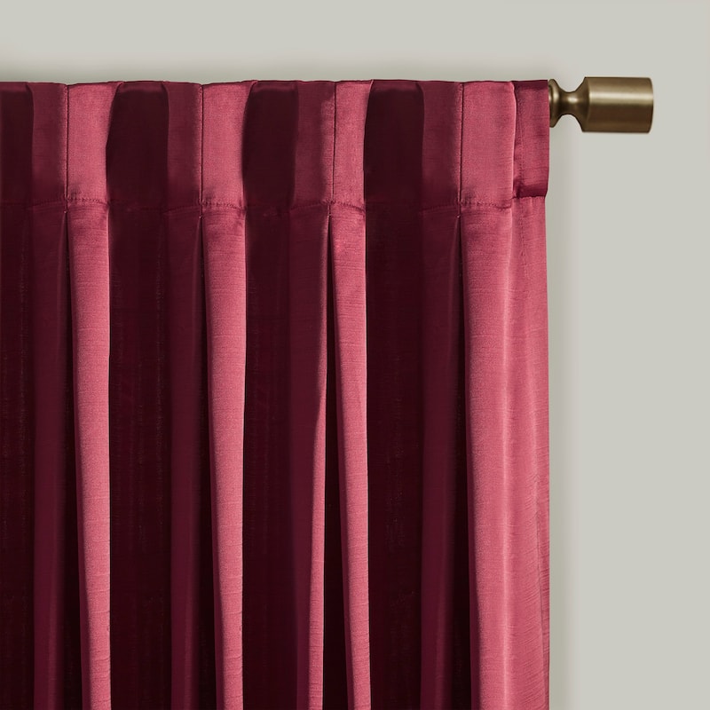 Pleat Curtain Panel with Tieback