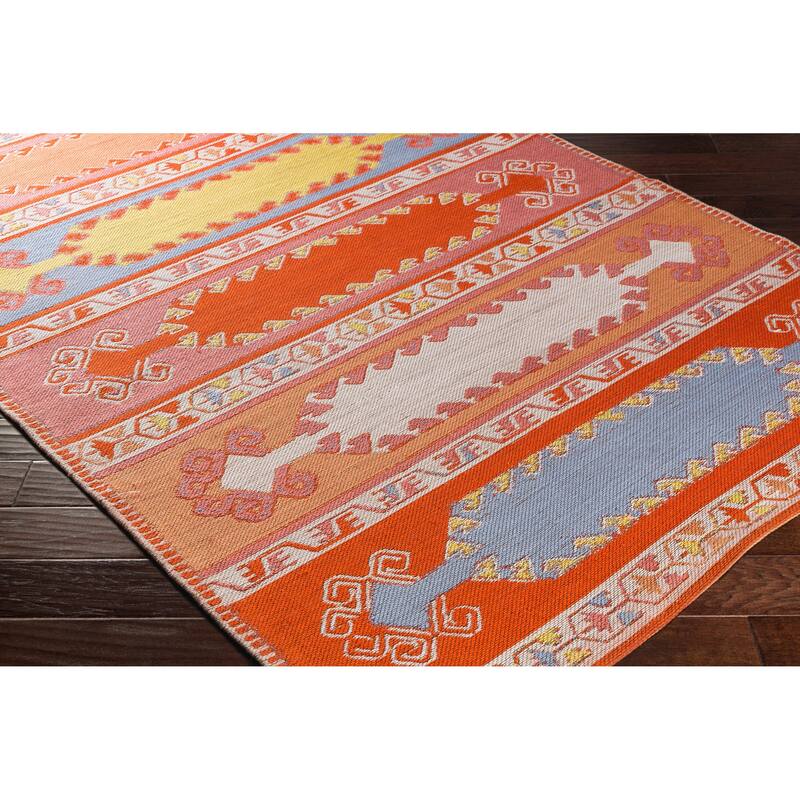 Livabliss Handmade Sajal Outdoor Recycled PET Area Rug