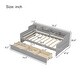 preview thumbnail 29 of 34, Twin Size Daybed Bed Frame with Drawers or Trundle