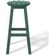 preview thumbnail 53 of 97, Laguna Hdpe All Weather Outdoor Patio 29" Round Bar Stool