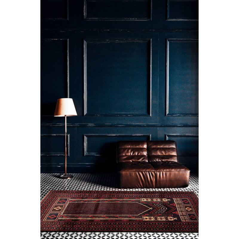 Teimani Brown Rug 2'11" x 4'7" - 2'11 x 4'7