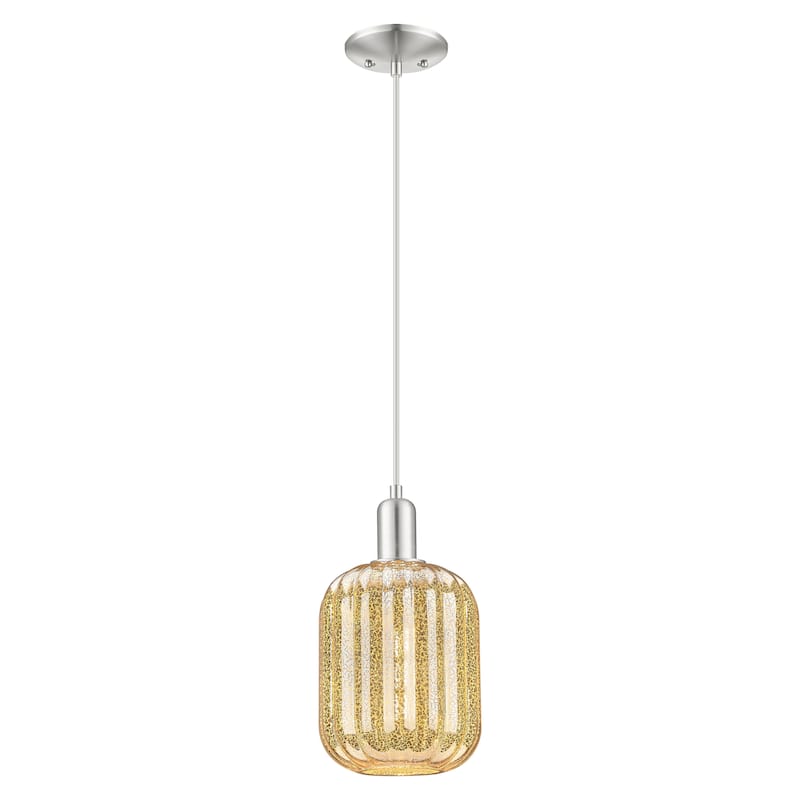 Innovations Lighting Downtown Urban - Preston - 1 Light 7" Jar Shade Stem Hung Mini Pendant