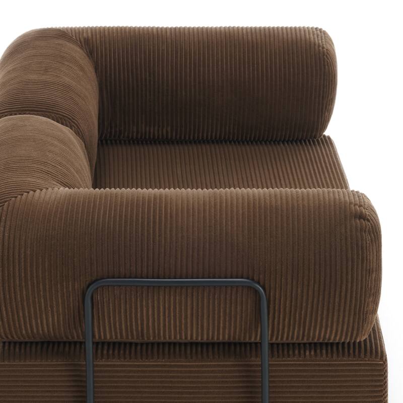 Corduroy Large Couch Convertible Floor Sofa Bed Sleeper