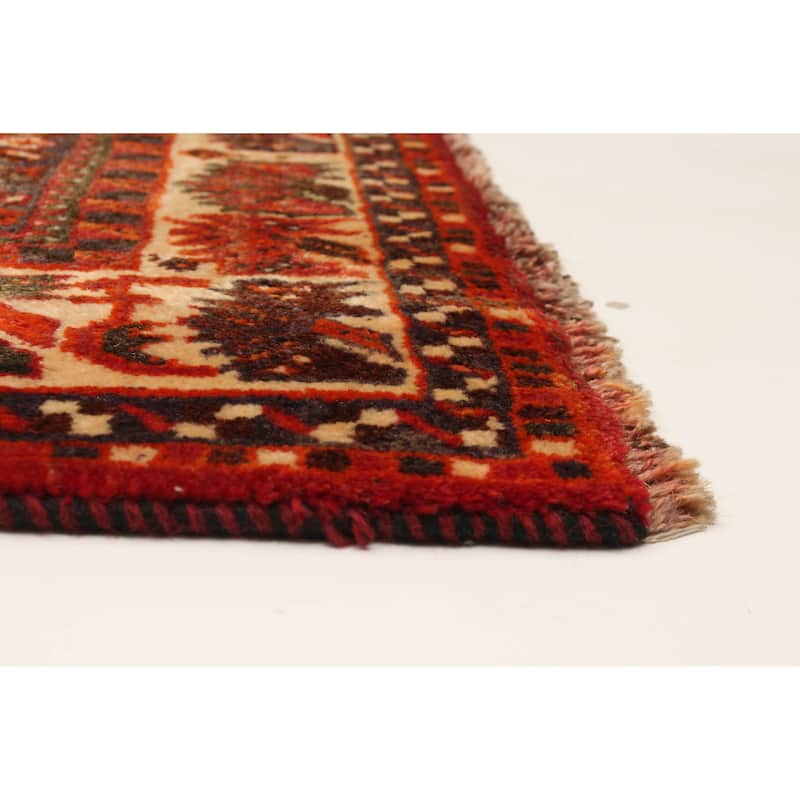 ECARPETGALLERY Hand-knotted Melis Vintage Copper Wool Rug - 5'3 x 8'10