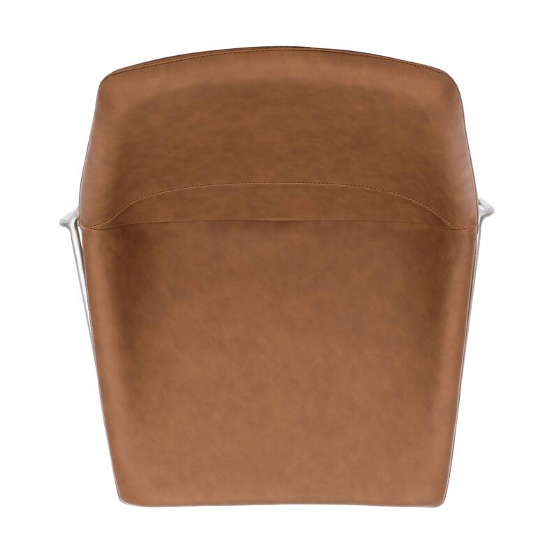 SAFAVIEH Essyllt Mid-Century Modern Counter Stool - 25" W x 22" D x 39" H - 25Wx22Dx39H
