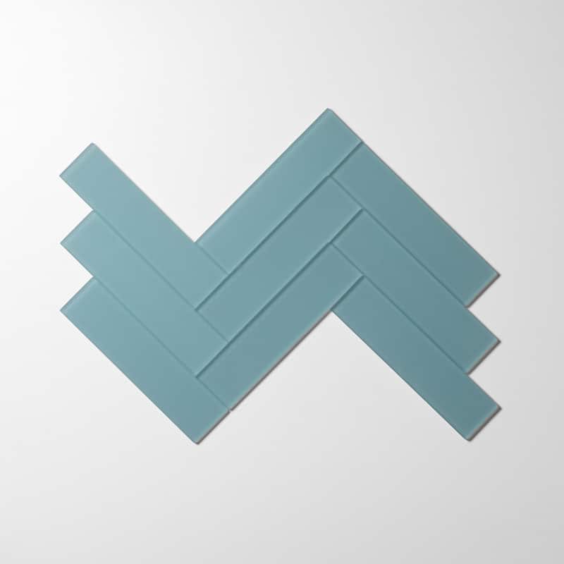 2 in. x 8 in. Glass Subway Wall Tile