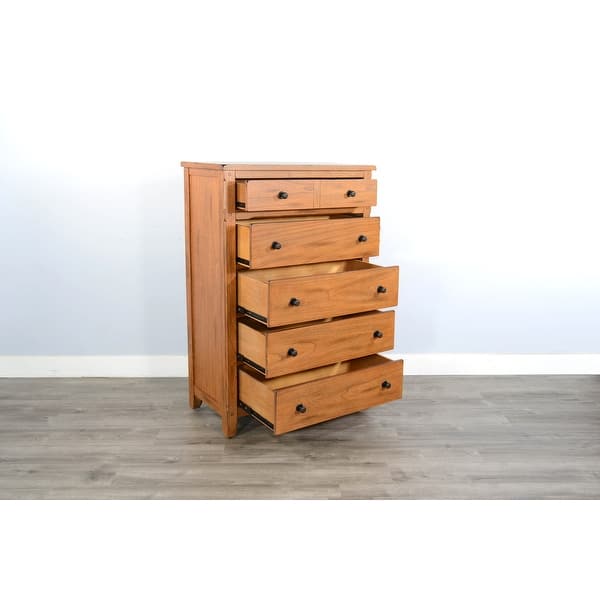 Sunny Designs Wood 6 Drawer Chest Dresser - Bed Bath & Beyond - 39906001