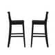 preview thumbnail 12 of 34, Linon Dahlia Armless Barstool Set of 2
