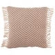 preview thumbnail 8 of 15, Calhain Geometric Indoor/ Outdoor Pillow 20"X20" Cover Only - Cover Only - Mauve/Light Pink