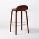 preview thumbnail 11 of 14, ELSA Modern Wooden Counter Stool
